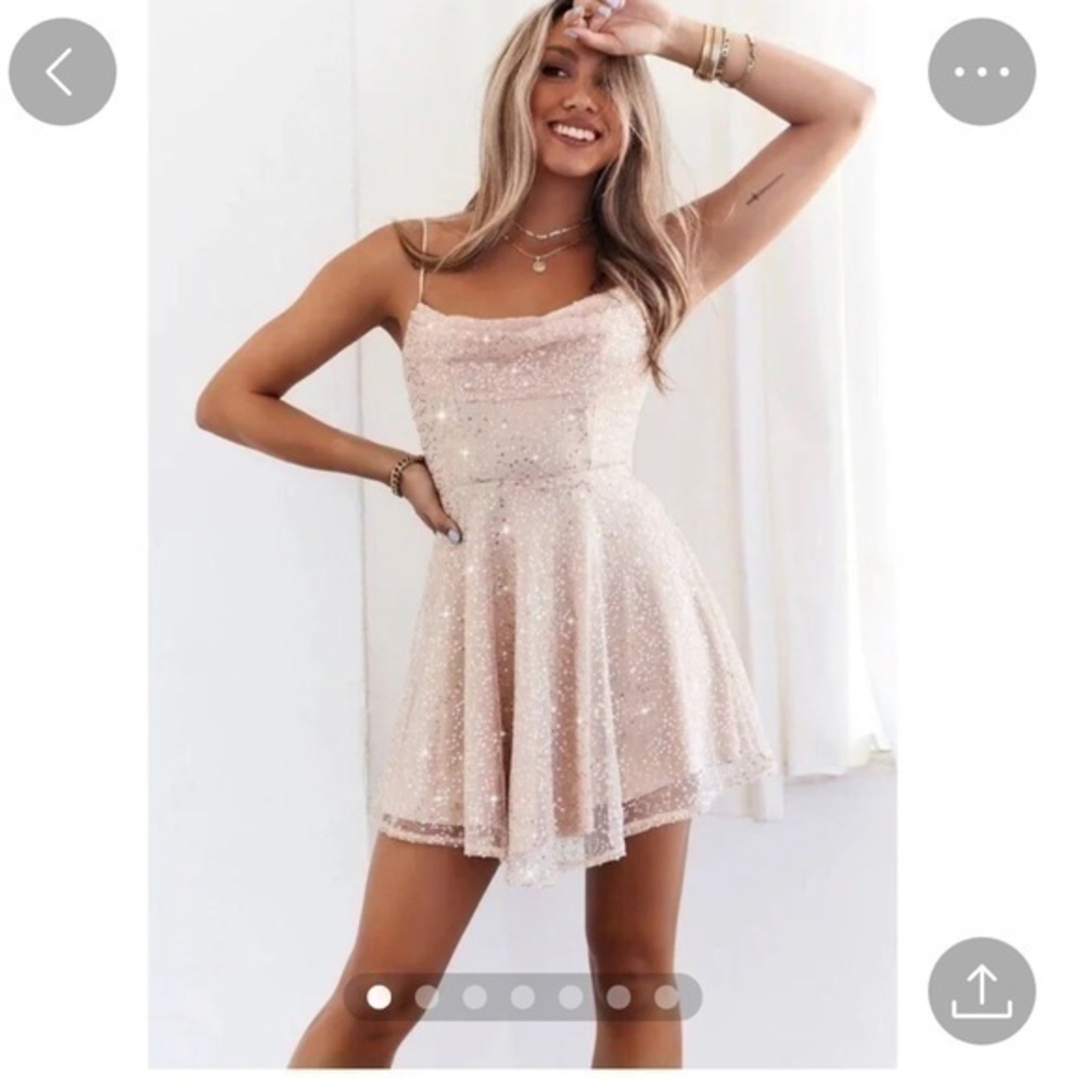 Hello Molly Sparkling Mini Dress